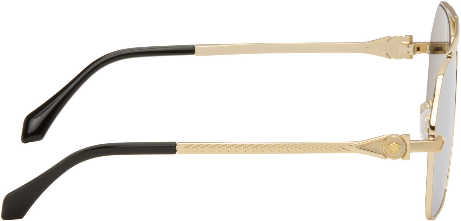 Slnečné okuliare Versace Avanti Aviator Sunglasses Metalická | 0VE2284 10026G63 8056262422311, 1