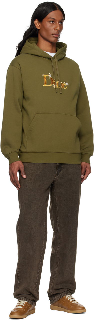 Mikina Dime Classic Shiny Hoodie Zelené | DIME2SP2545OLI, 3