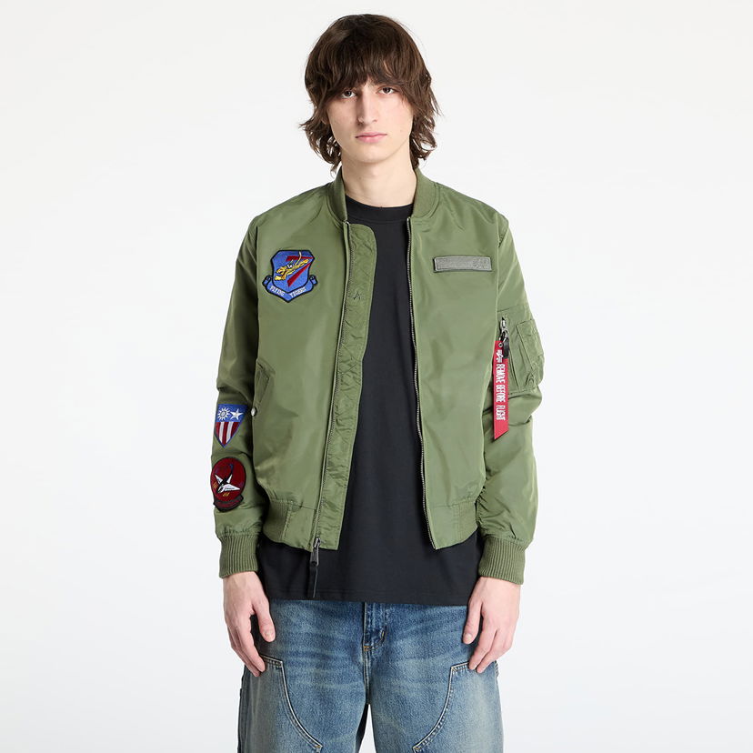 Bomber bunda Alpha Industries Alpha Industries MA-1 TT Flying Tigers Bomber Jacket Zelené | 156129-01