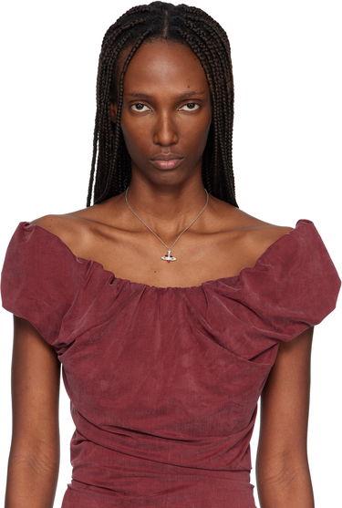 Náhrdelník Vivienne Westwood Diamante Heart Pendant Necklace Rôznofarebný | 630203BM-02P383-CN, 1