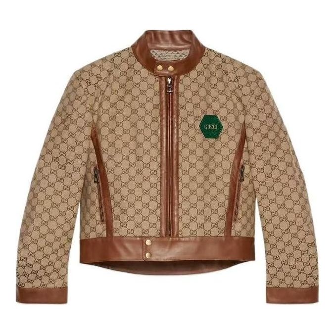 Bomber bunda Gucci GG Canvas Jacket Béžová | 676489-Z8ATV-2190, 0