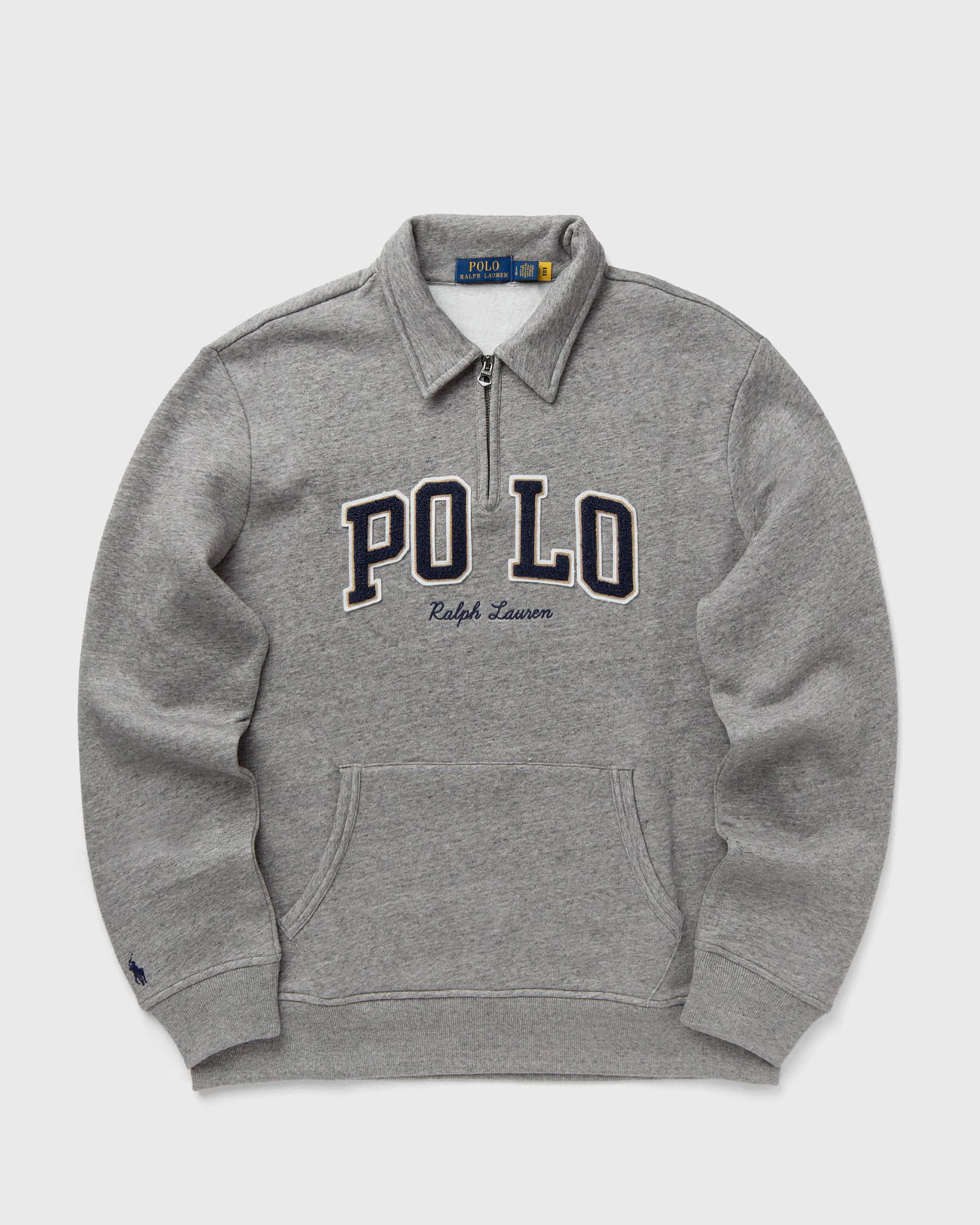 Mikina Polo by Ralph Lauren Polo Ralph Lauren Fleece Quarter-Zip Sweatshirt Šedá | 710981150001, 0