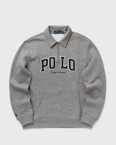 Mikina Polo by Ralph Lauren Polo Ralph Lauren Fleece Quarter-Zip Sweatshirt Šedá | 710981150001, 0
