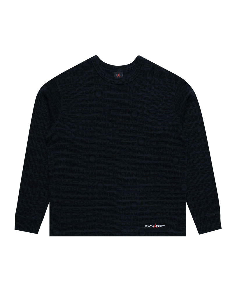 Tričko Jordan Awake NY Thermal Long Sleeve T-Shirt Čierna | IB7955-010