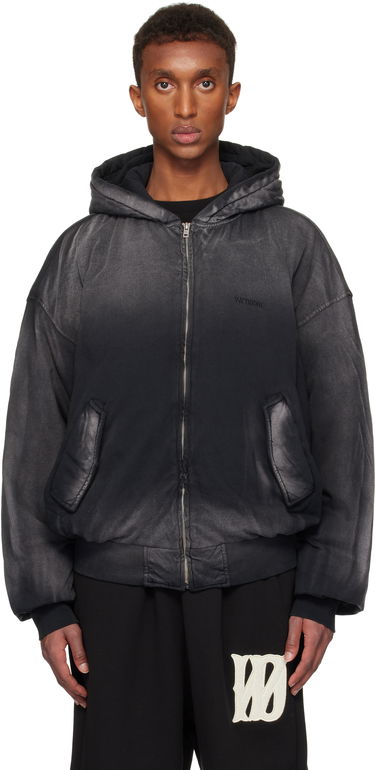 Bomber bunda We11done We11done Bomber Zip-Up Hoodie Čierna | WD-TJ3-24-836-U-BK, 0