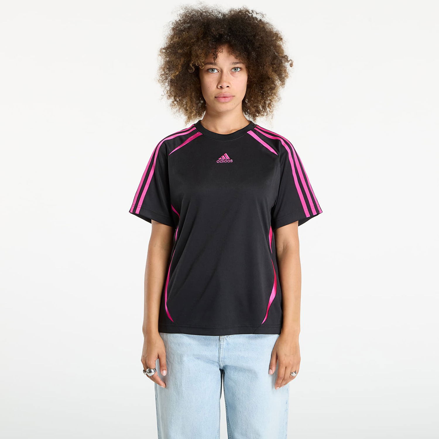 Tričko adidas Performance Adicolor Teamgeist Loose T-Shirt Čierna | JZ8272, 1