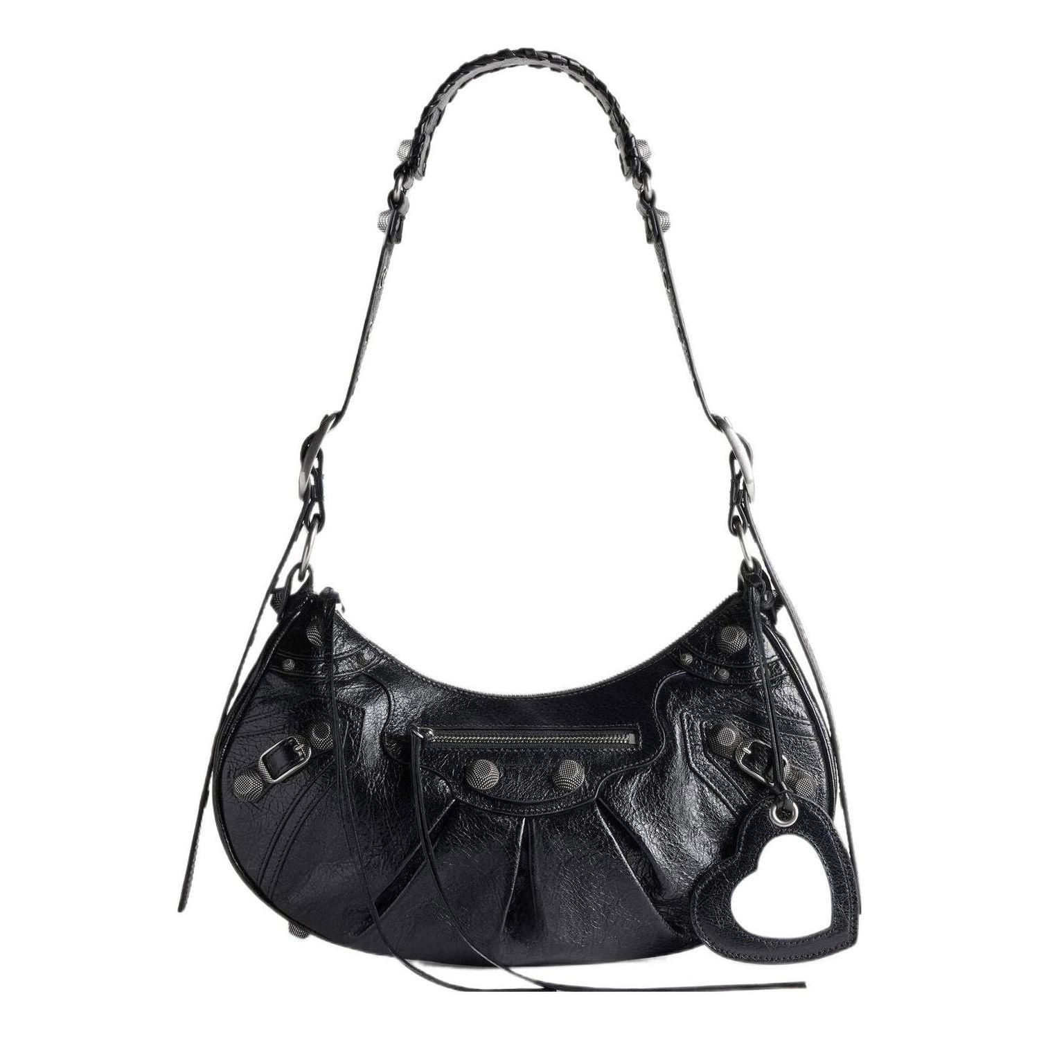Taška cez rameno Balenciaga Le Cagole Small Shoulder Bag Čierna | 6713071VG9Y1000, 0
