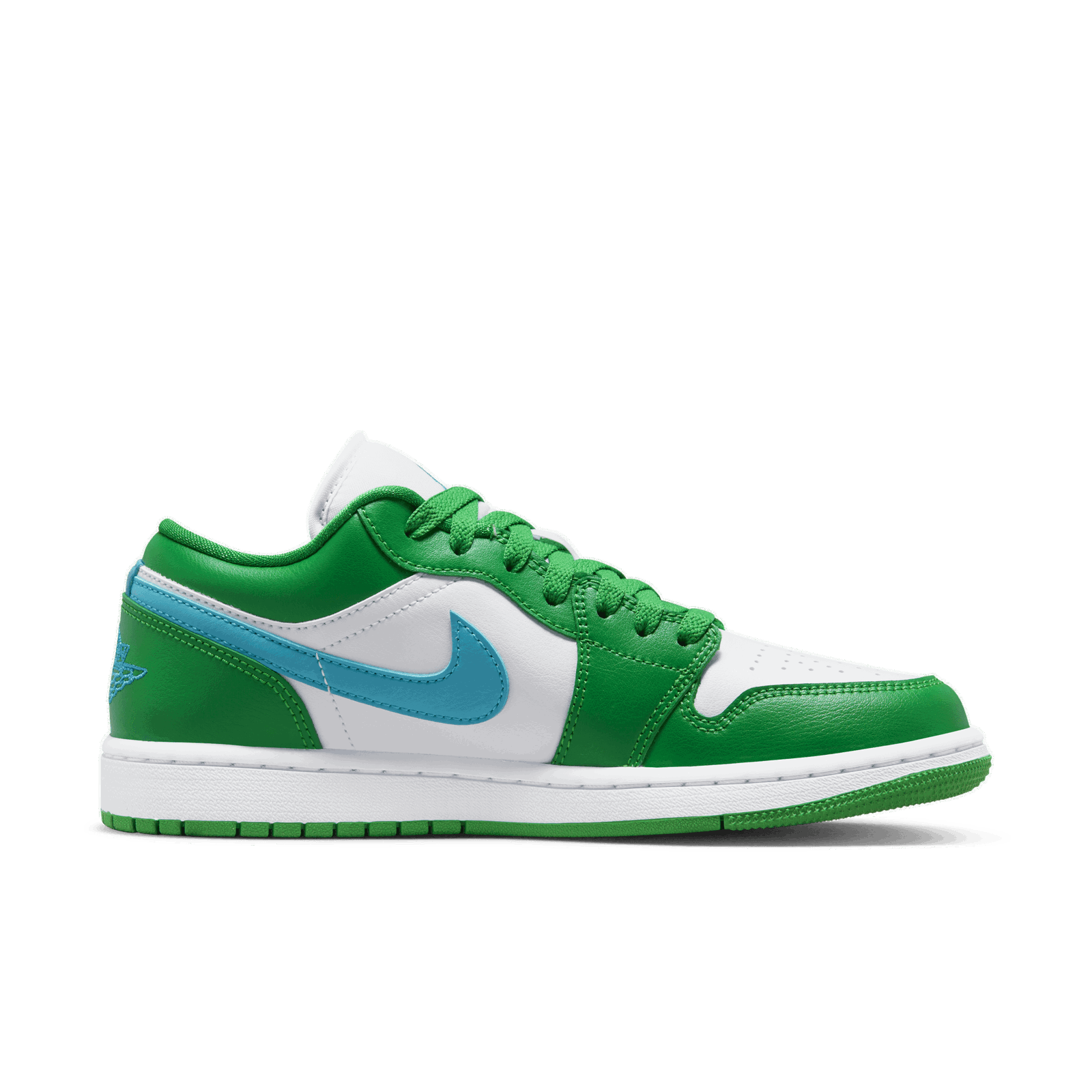 Air Jordan 1 Low Lucky Green Aquatone