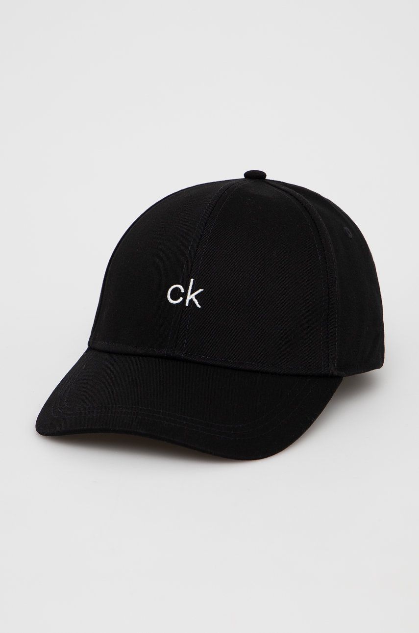 Šiltovka CALVIN KLEIN Black Cap with Applique Čierna | K50K506087.NOS, 0