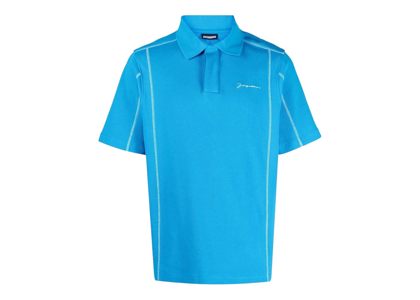 Košeľa Jacquemus Le Polo Vanilla Tyrkysová | 225JS011-2046-340, 0