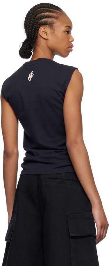 Tielko JW Anderson JW Anderson 'Look At Me' Printed Tank Top Čierna | JO0264-PG1510, 2
