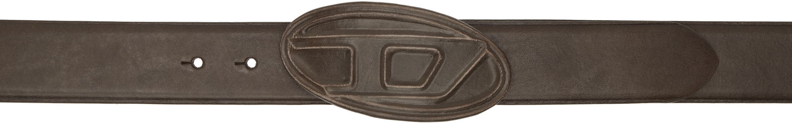 Scratch Oval Buckle Belt