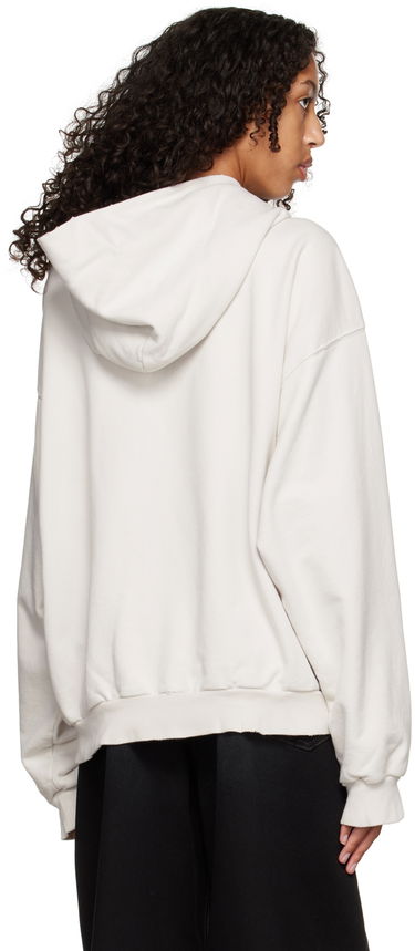 Mikina Balenciaga Balenciaga Embroidered Hoodie Biela | 720426 TNVV1, 2