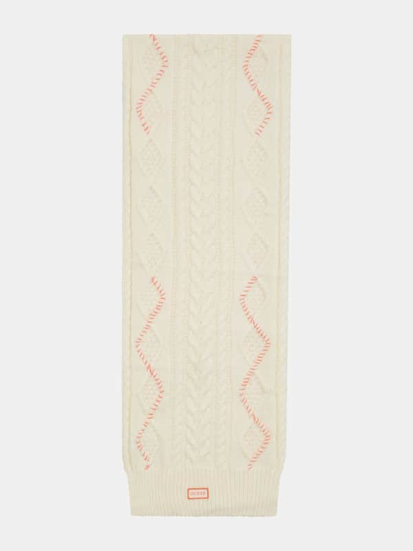 Šál GUESS Knitted Scarf Béžová | AW9971WOL03, 0