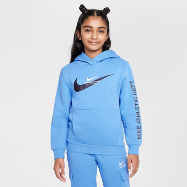 Mikina Nike Nike Sportswear Fleece Hoodie Modrá | HV6965-489, 0