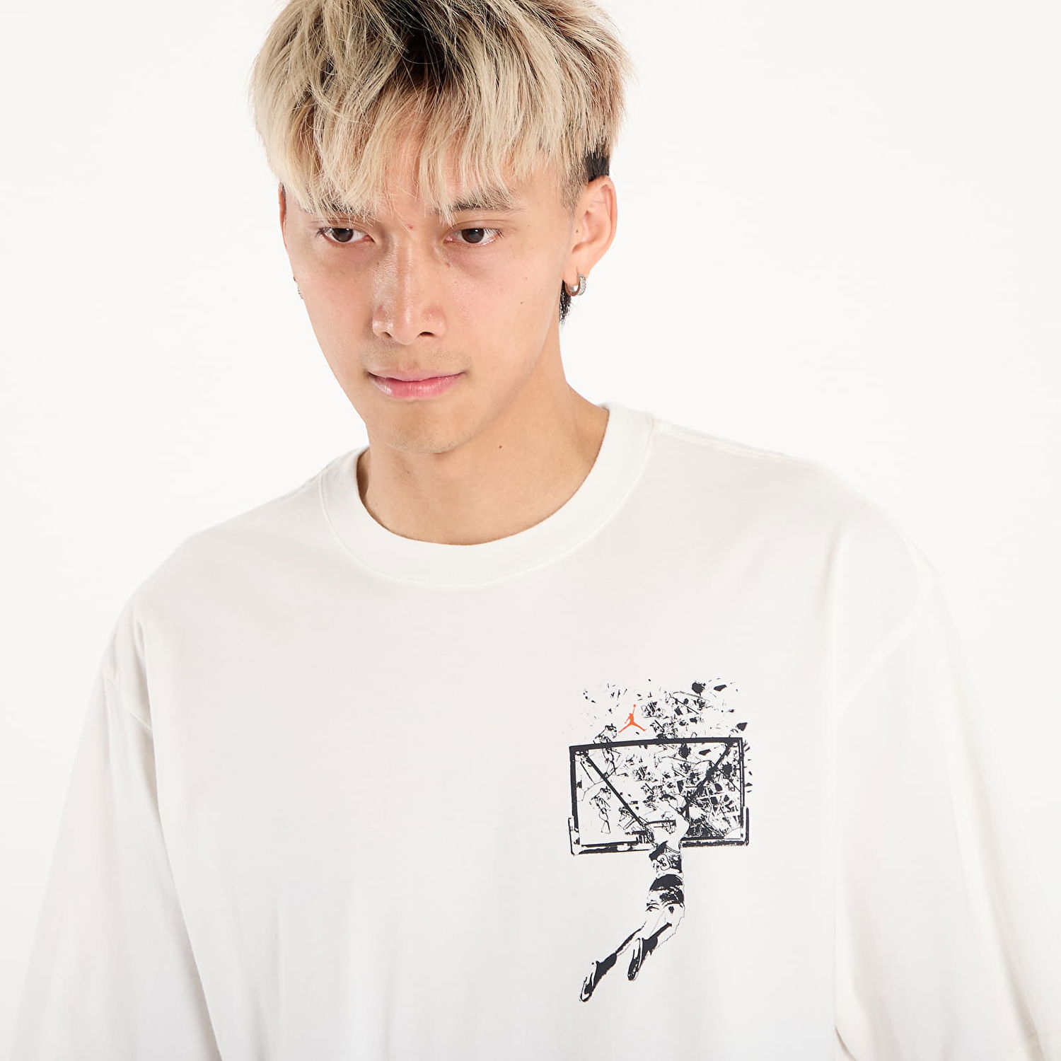 Tričko Jordan Jordan Brooklyn Oversized Graphic T-Shirt Biela | IB3297-133, 1