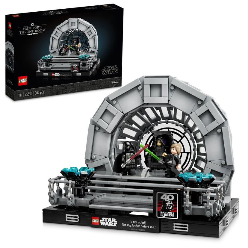 Flexstyle LEGO Star Wars™ 75352 Emperor's Throne Room™ Diorama Rôznofarebný | 75352LEG