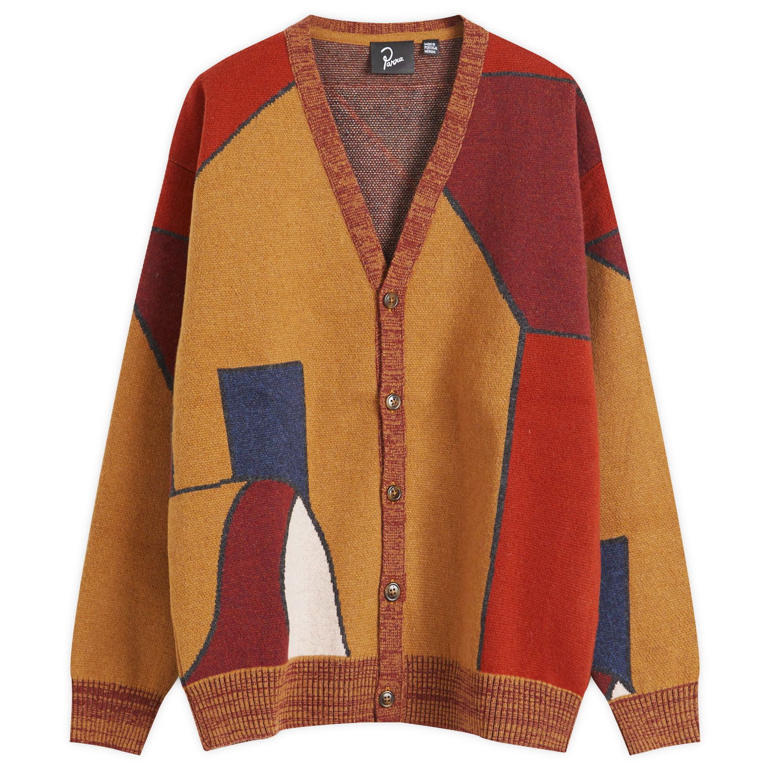 Sveter By Parra Stupid Shed Knitted Cardigan Brown Hnedá | 52325, 0