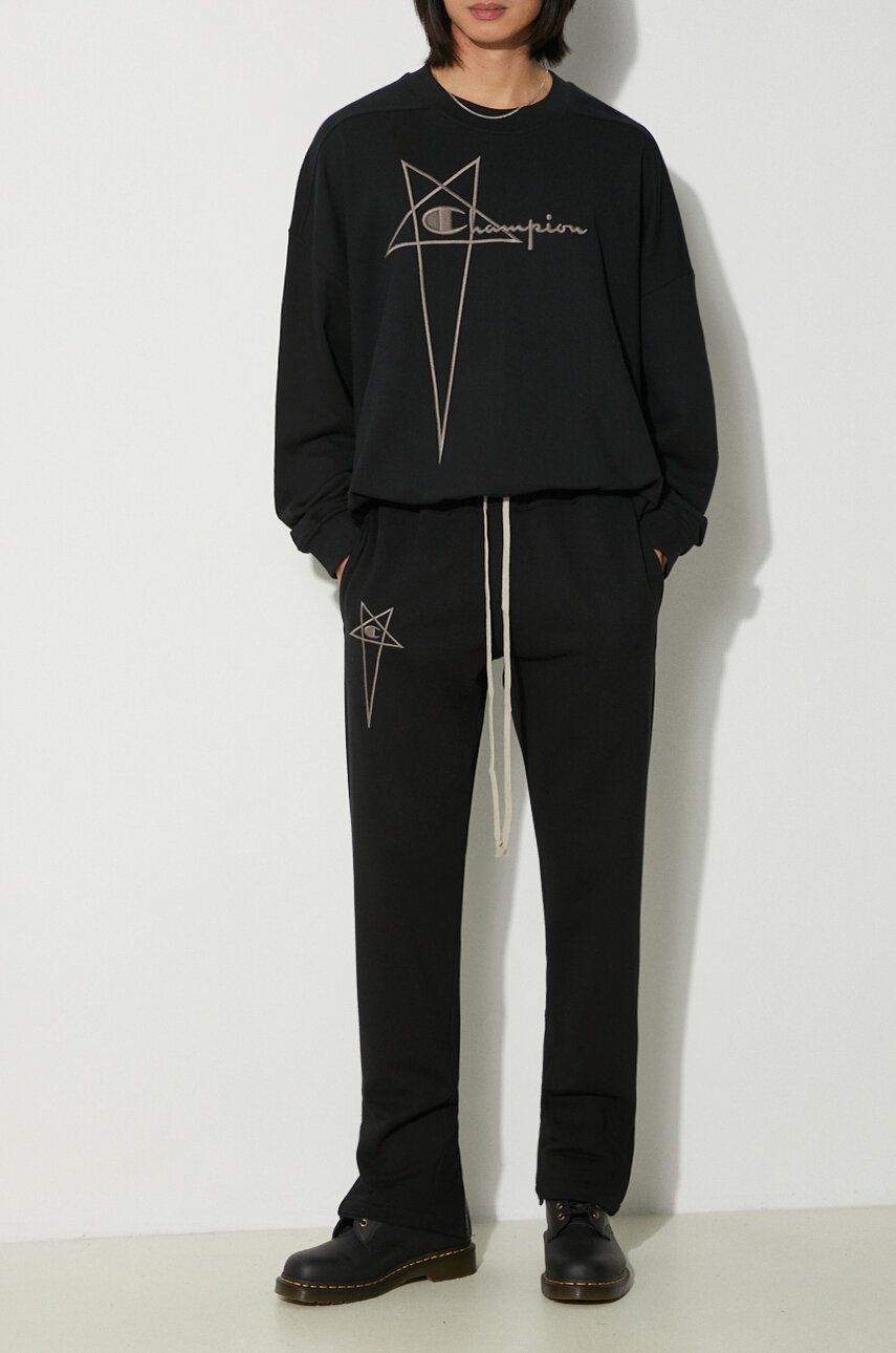 Mikina Rick Owens Rick Owens x Champion Joggers Čierna | CM01D0471, 0