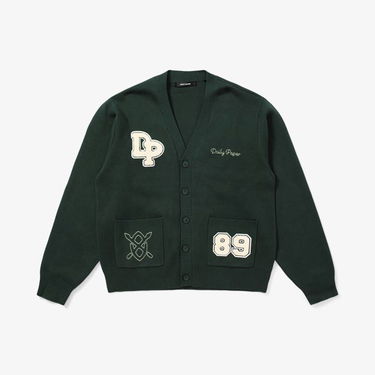 Sveter DAILY PAPER Navalo Varsity Cardigan Zelené | 2221138, 1