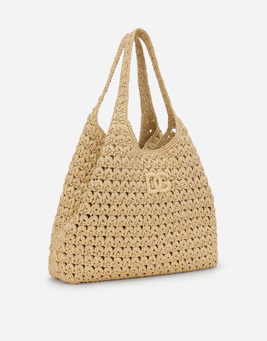 Tote bag Dolce & Gabbana Crocheted Raffia Tote Bag Béžová | BB7655A45478S193, 2