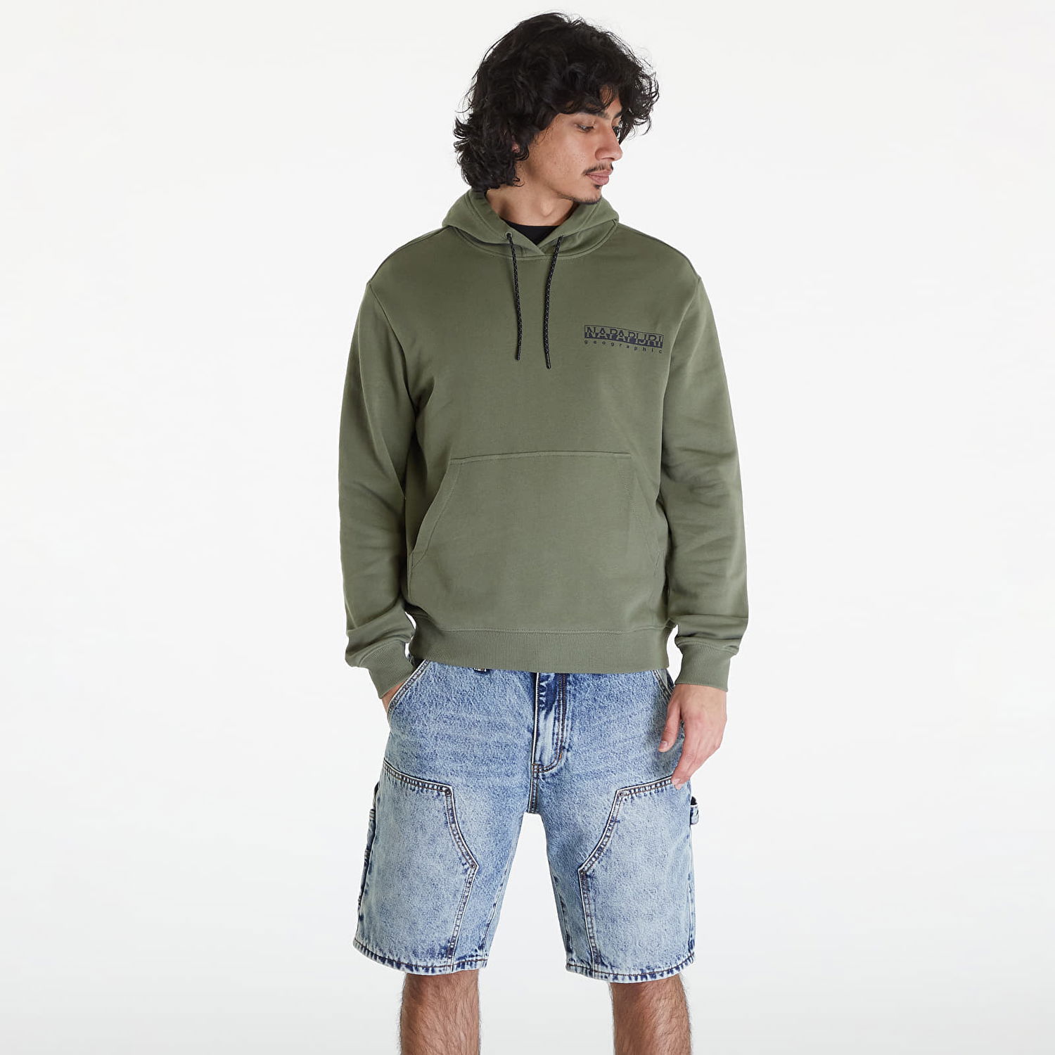 Mikina Napapijri B-Boyd Hoody Green Zelené | NP0A4HP2GAE1, 0