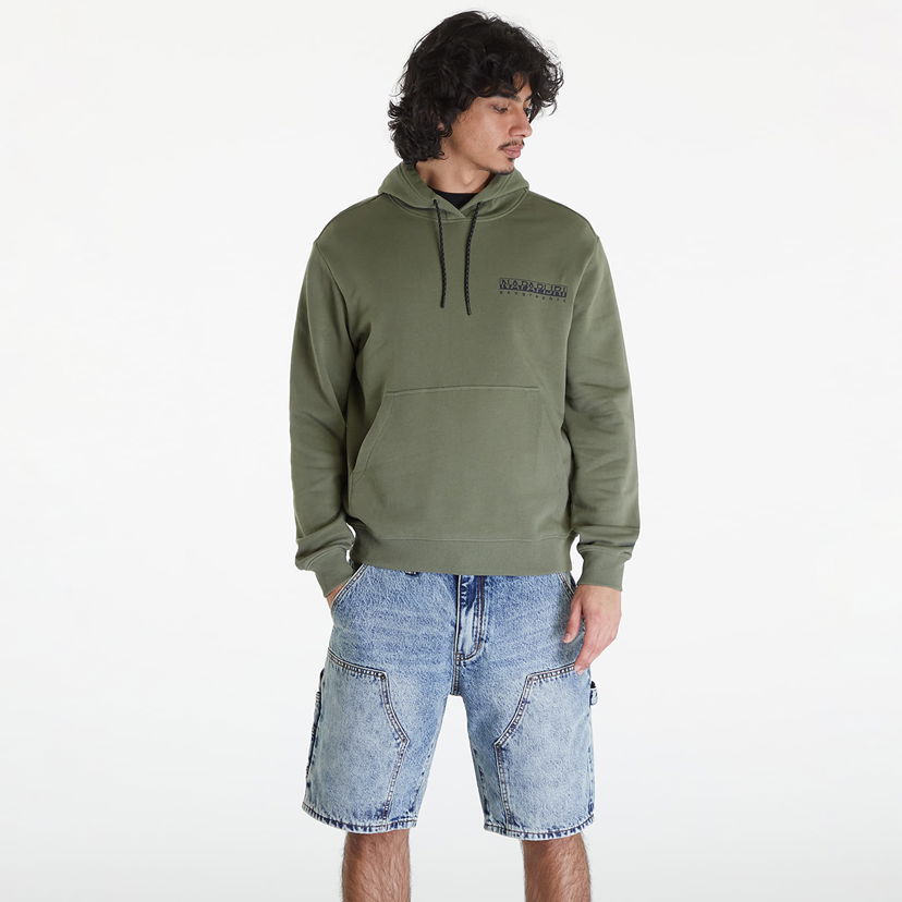 Mikina Napapijri B-Boyd Hoody Green Zelené | NP0A4HP2GAE1