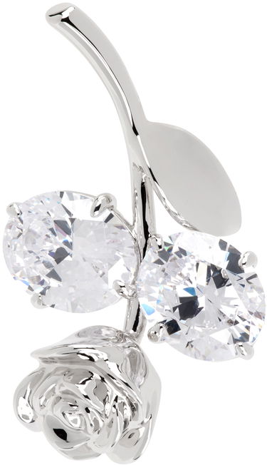 Náušnice SHUSHU/TONG SHUSHU/TONG YVMIN Edition Upside Down Rose Single Earring Metalická | 22329SLV00DR, 0