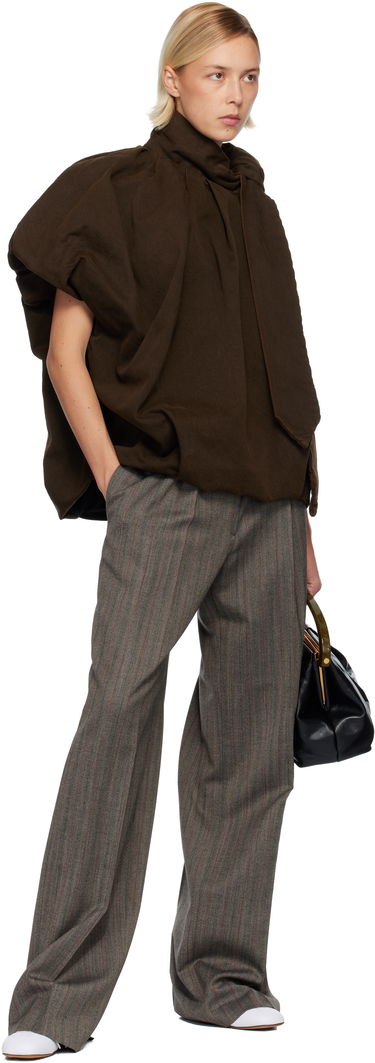 Košeľa Dries Van Noten Dries Van Noten Draped Denim Blouse Hnedá | 252-010732-2395, 3