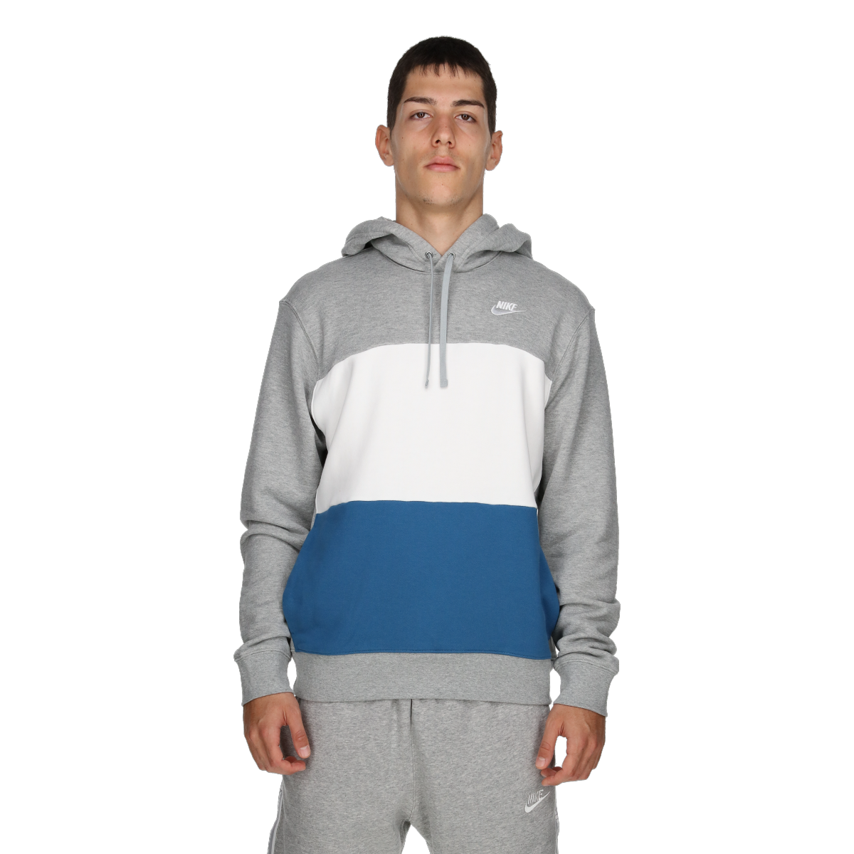 Mikina Nike Club Fleece+ Colorblock Hoodie Rôznofarebný | FB7415-063, 0