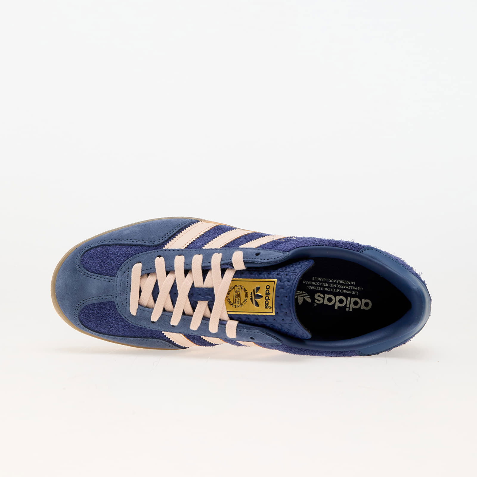 Adidas Men's Gazelle Indoor in Dark Blue/Bliss Orange/Preloved Ink, Size UK 10 | END. Clothing