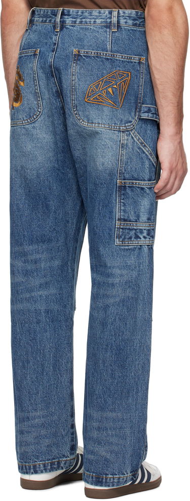 Džínsy BILLIONAIRE BOYS CLUB Billionaire Boys Club Carpenter Jeans Modrá | B24428, 2