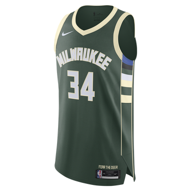 Dres Nike NBA Authentic Giannis Antetokounmpo Bucks Icon Edition 2020 Jersey Zelené | CW3451-324, 0