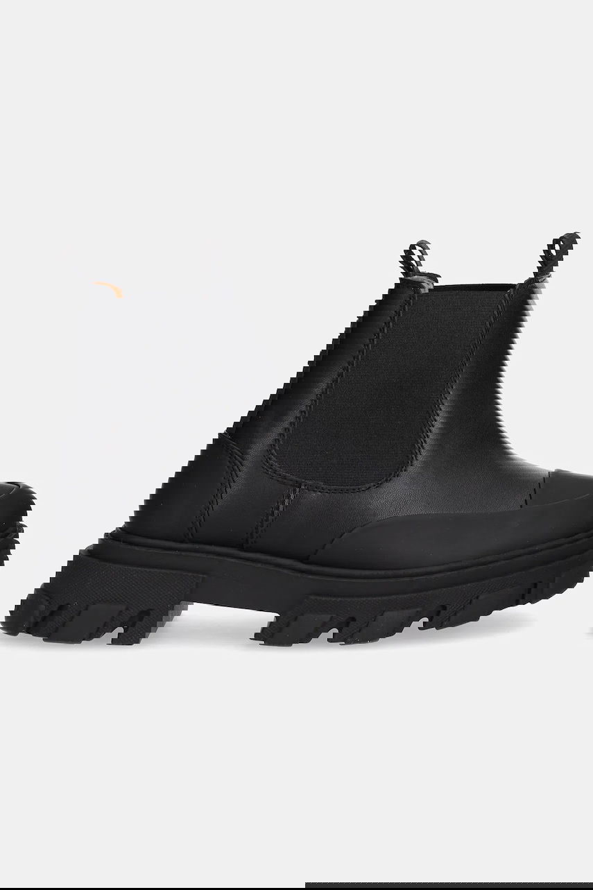 Tenisky a topánky GANNI GANNI Cleated Low Chelsea Boots Čierna | S3237, 1