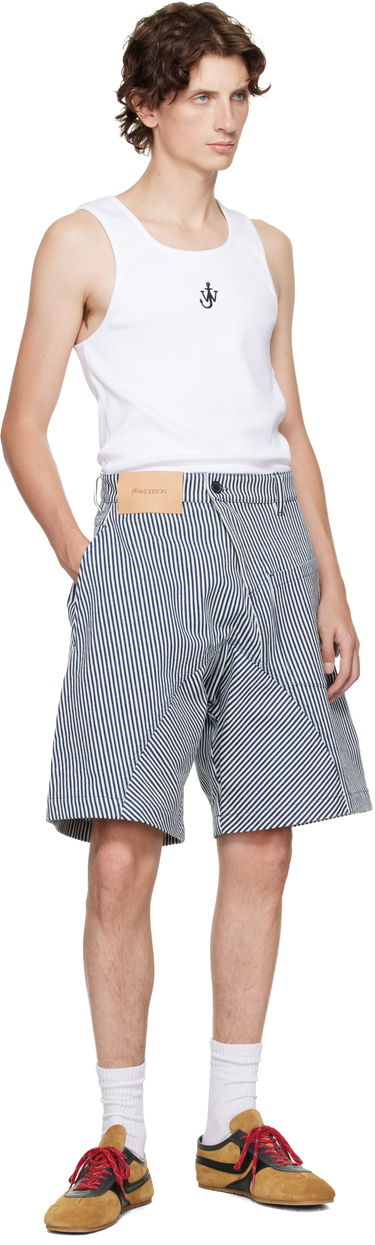 Šortky JW Anderson JW Anderson Twisted Workwear Shorts Navy | SR0124-PG1819, 3