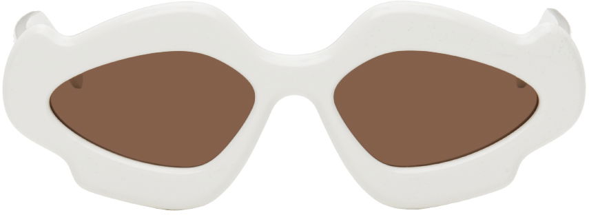 Slnečné okuliare Loewe White Flame Sunglasses Biela | LW40109UM5221E, 0