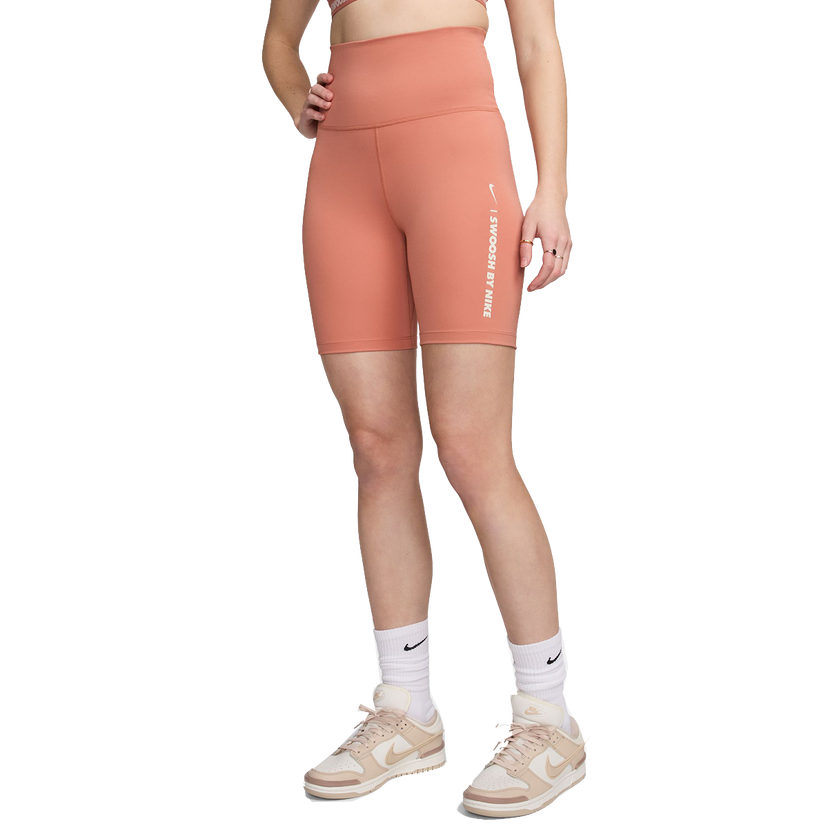 Šortky Nike High-Waisted Bike Shorts Oranžová | FZ4873-212