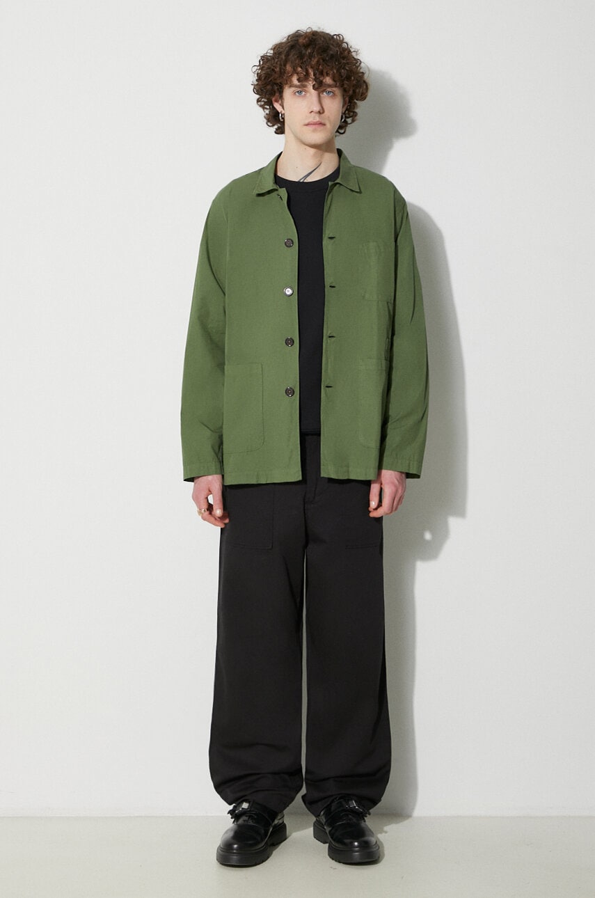 Košeľa Universal Works Universal Works Bakers Overshirt, Relaxed Fit Zelené | 30680.BIRCH, 0