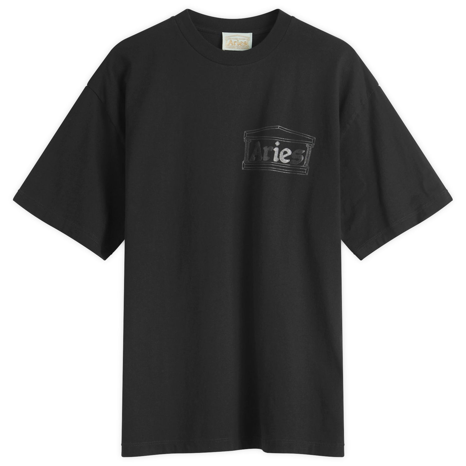 Tričko Aries Men's Temple T-Shirt, Size Large Čierna | AR60000-BLK, 0
