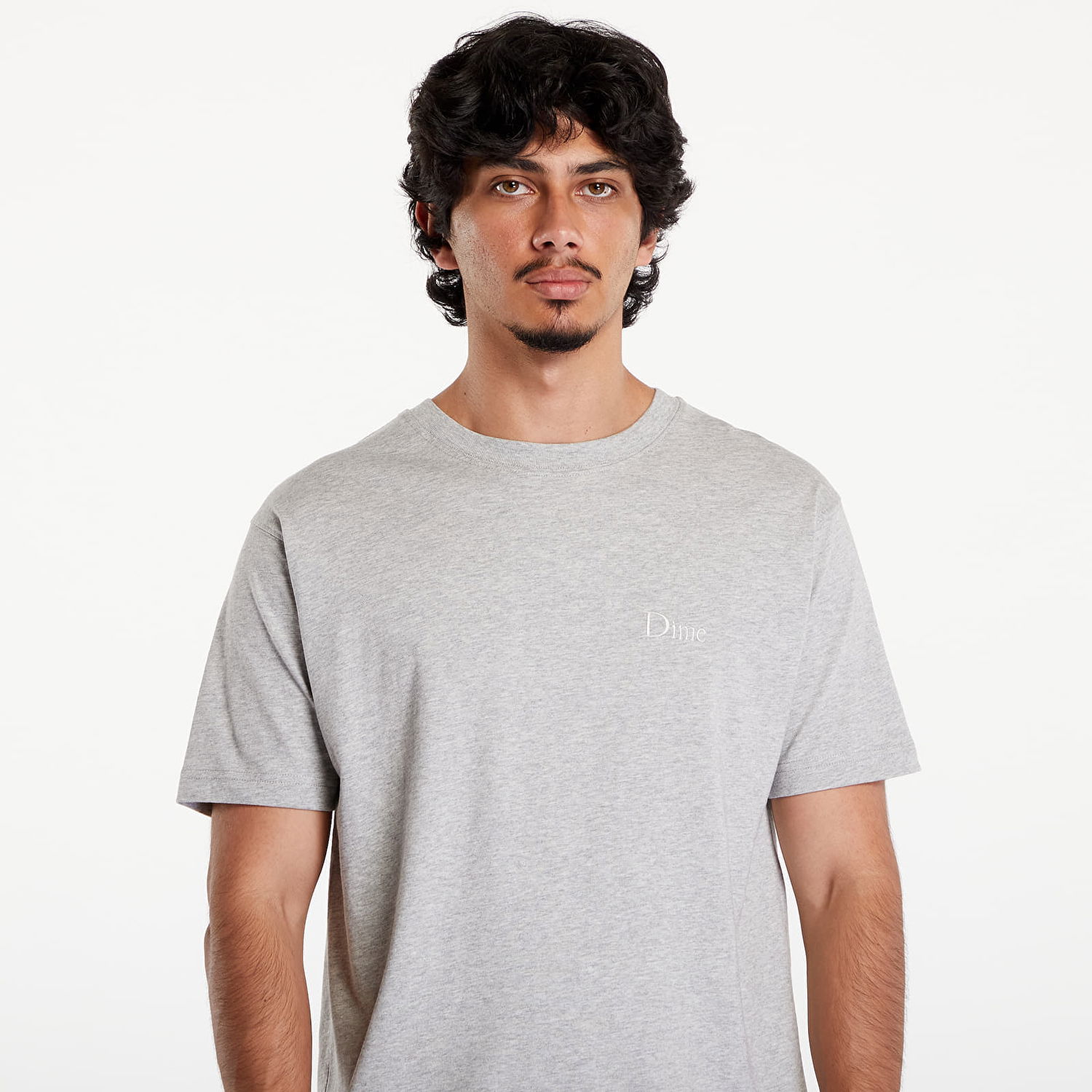 Tričko Dime Classic Small Logo T-Shirt Heather Gray Šedá | DIMESU2417GRY, 1