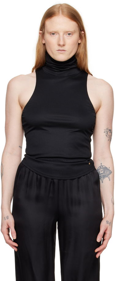 Tielko Anine Bing Sleeveless Mock Neck Top Čierna | A-08-0407-000, 0