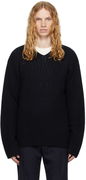 The Row Gustave Ribbed V-Neck Sweater