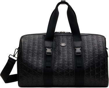 Cestovná taška Lacoste Lacoste Nomogram Leather Weekend Bag Čierna | NH4839MR_000, 0