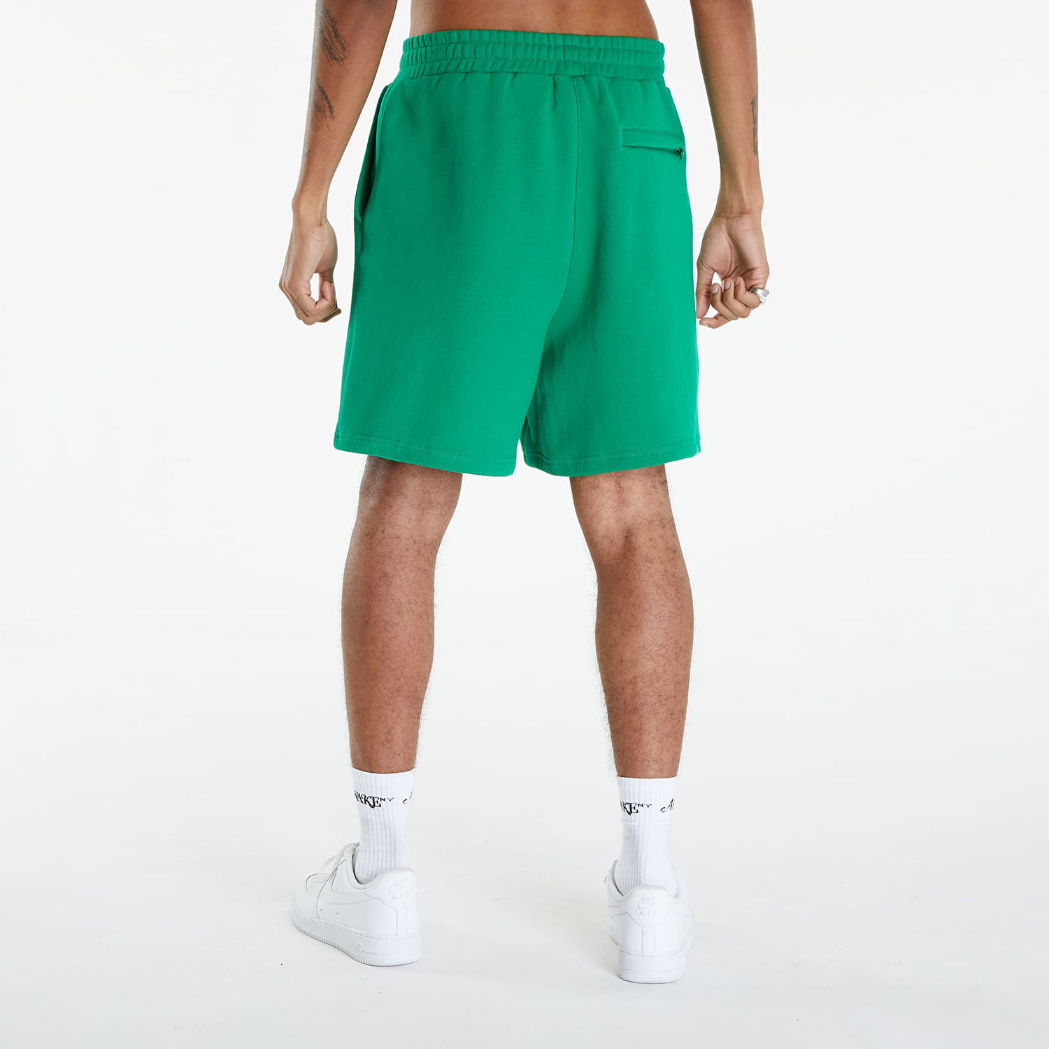 Šortky Awake NY Spire Logo Embroidered Sweatshort Green Zelené | AWK-SP24-PA006-GRN, 1