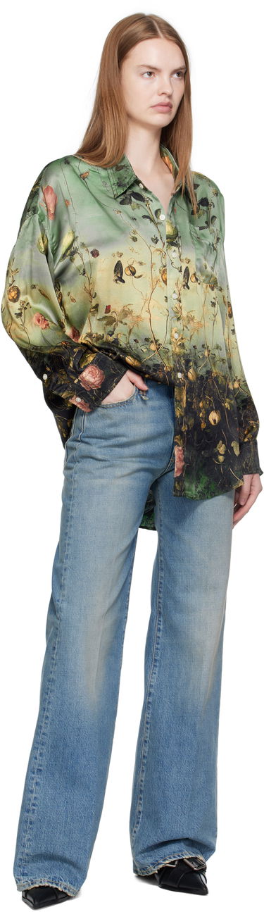 Džínsy R13 R13 Flare Jeans Modrá | R13WD188-D343A, 3