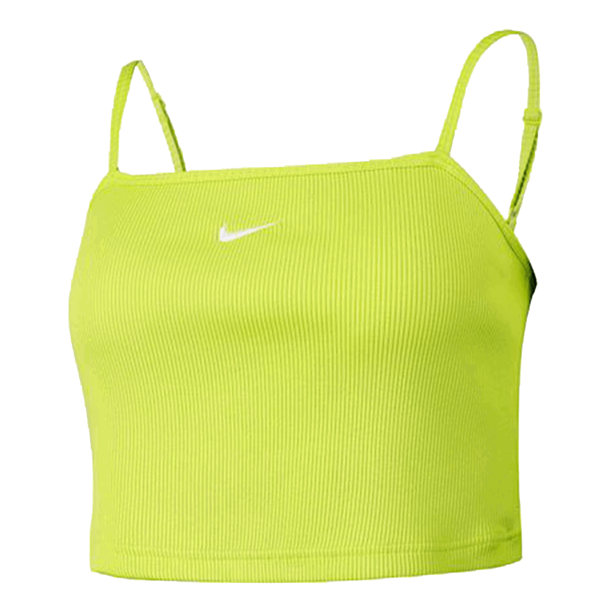 Crop Top Nike Essential Ribbed Crop Top Zelené | DM6737-321, 0