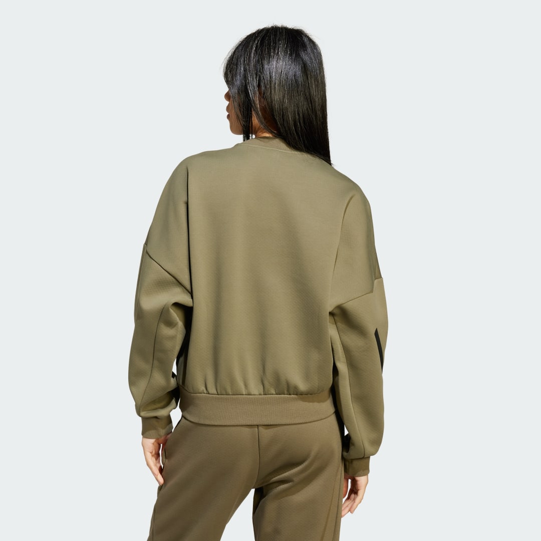Mikina adidas Performance Training Sweatshirt Zelené | JJ4776, 1