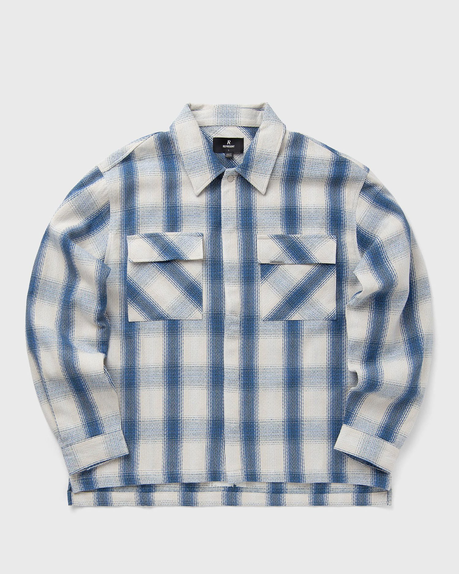 Košeľa Represent Clo Flannel Shirt Modrá | MLM2905-07, 1