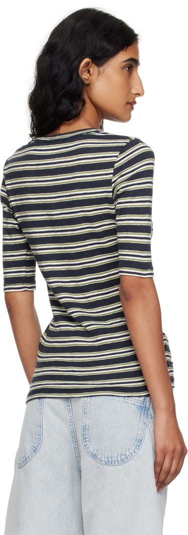 Tričko YMC YMC Striped Tee Navy | Q6YMK, 2