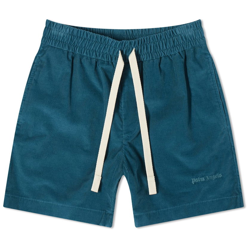 Šortky Palm Angels Corduroy Shorts Modrá | PMCB034S24FAB0024848